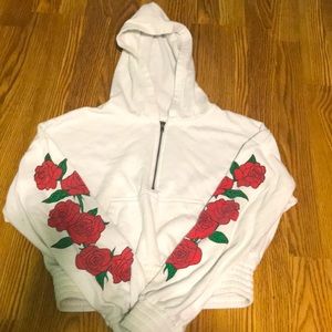 Cropped hoodie. Size S.